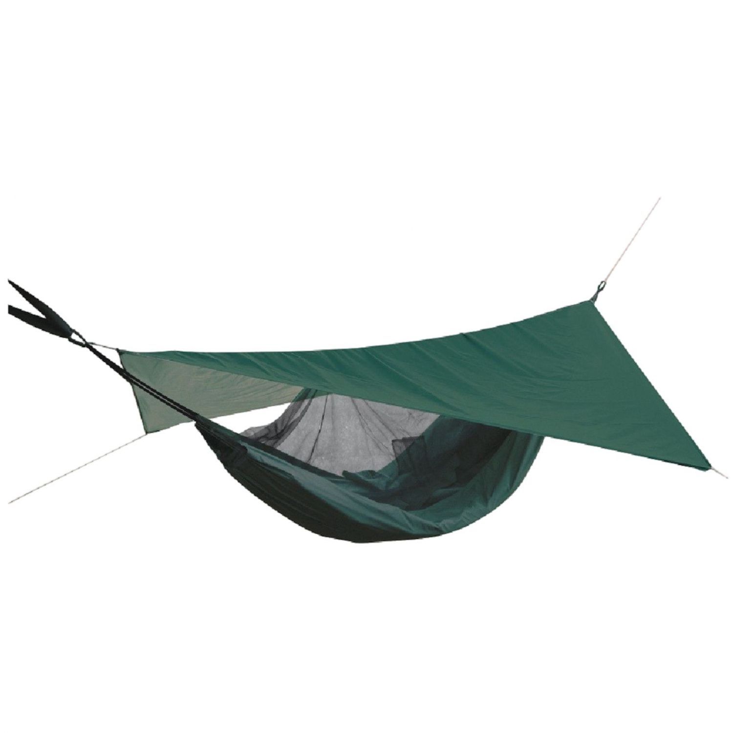 Hamaca TravelSafe con cortavientos, verde