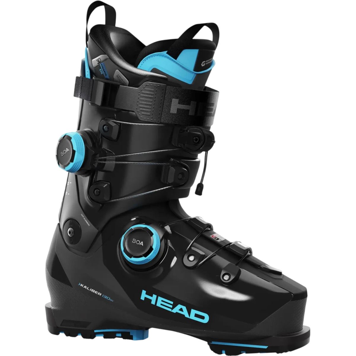 Head Kaliber 130 MV GW BOA2, botas de esquí, hombre, negro