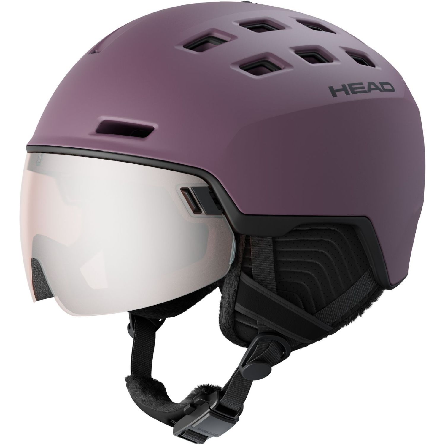 HEAD Rachel, casco de esquí con visor, lila