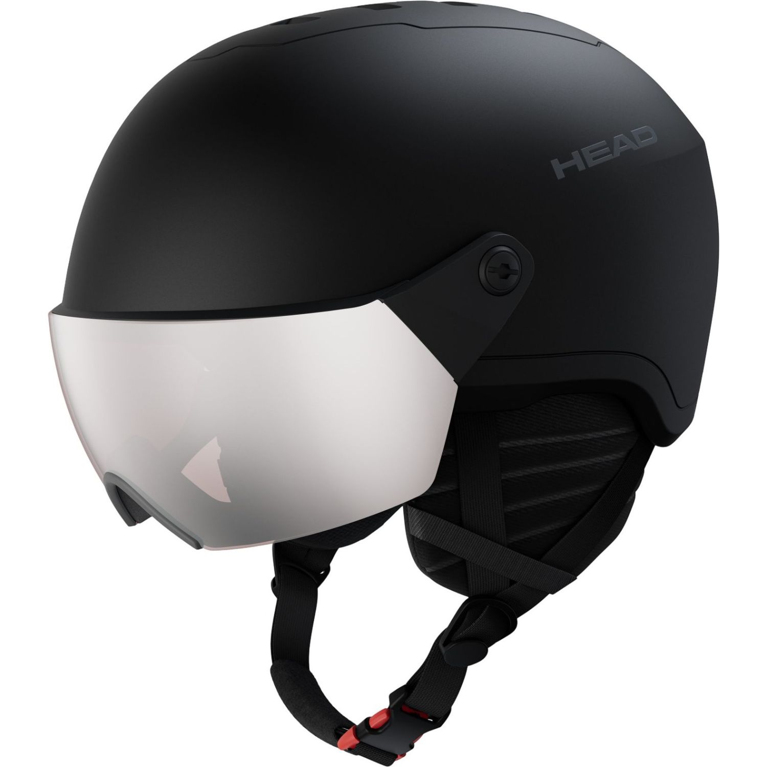 HEAD Yuki, casco de esquí con visor, junior, negro