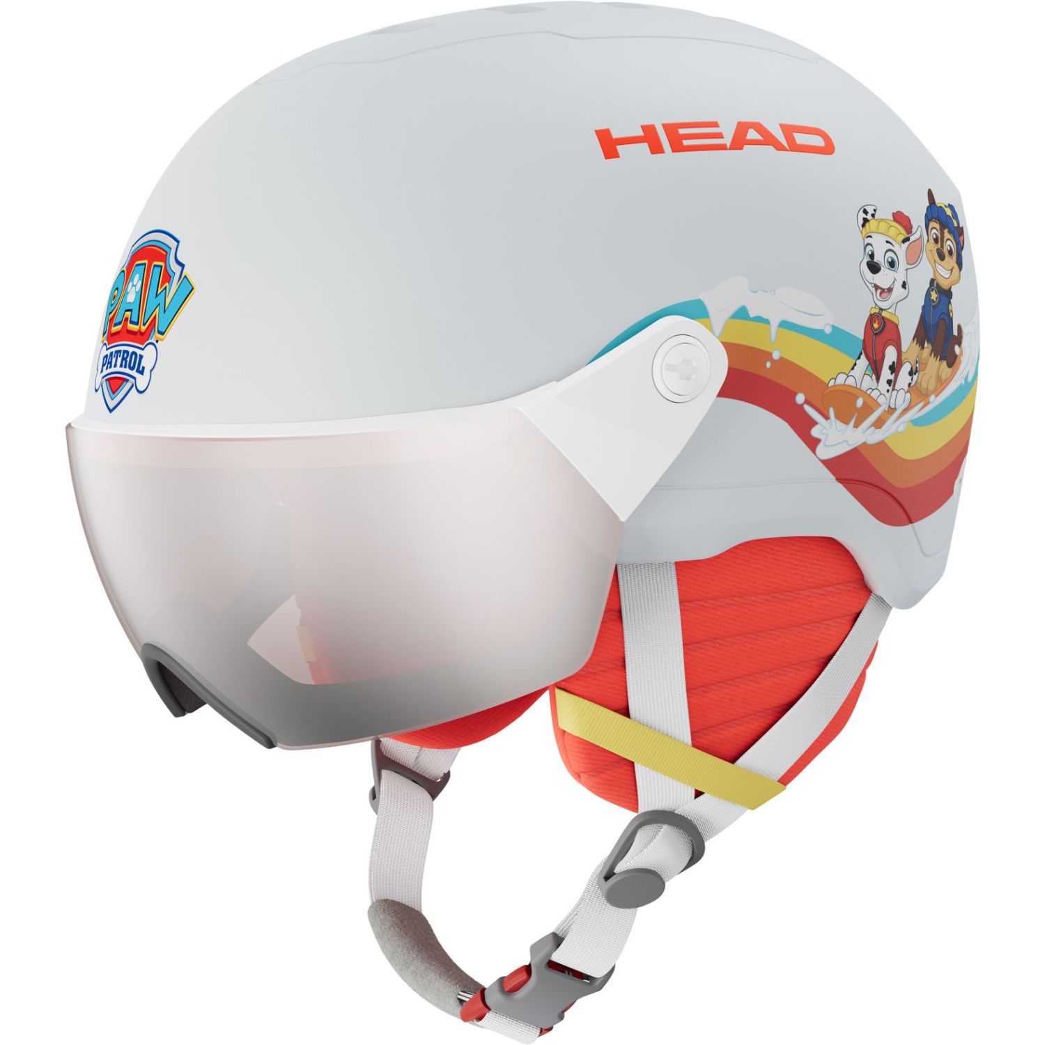 HEAD Yuki Paw Patrol, casco de esquí con visor, junior, blanco