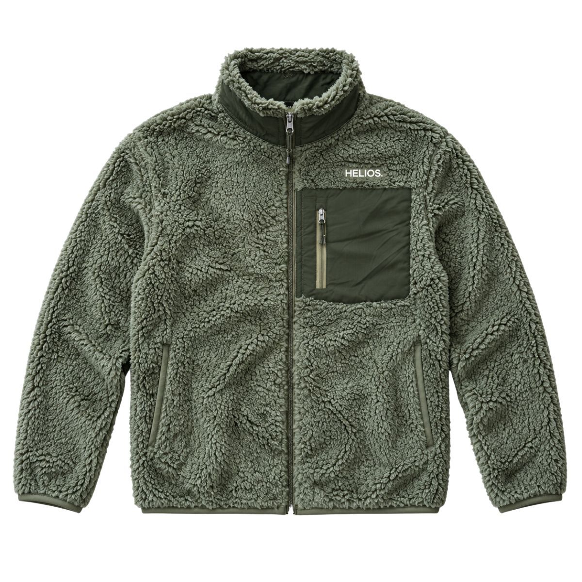 HELIOS Fjord Quilted, forro polar, verde