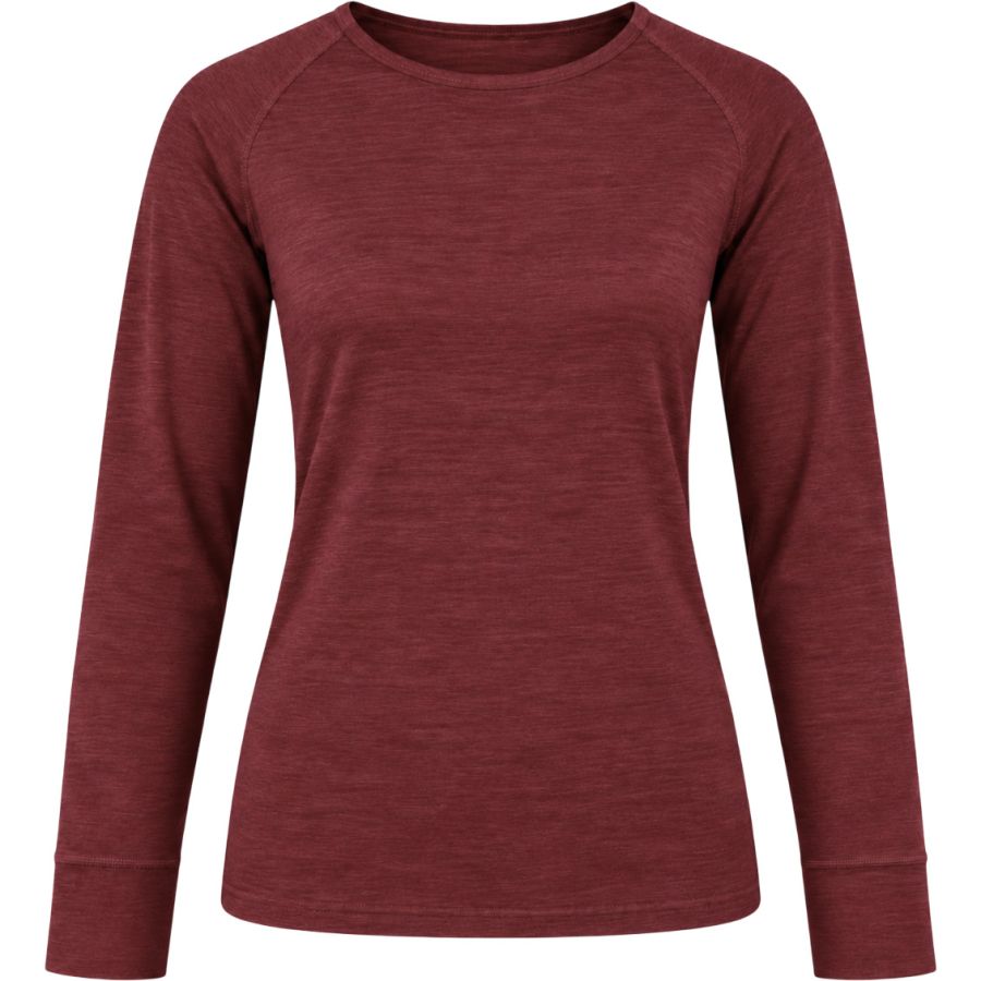 Helios Merino One, camiseta interior de esquí, mujer, rojo