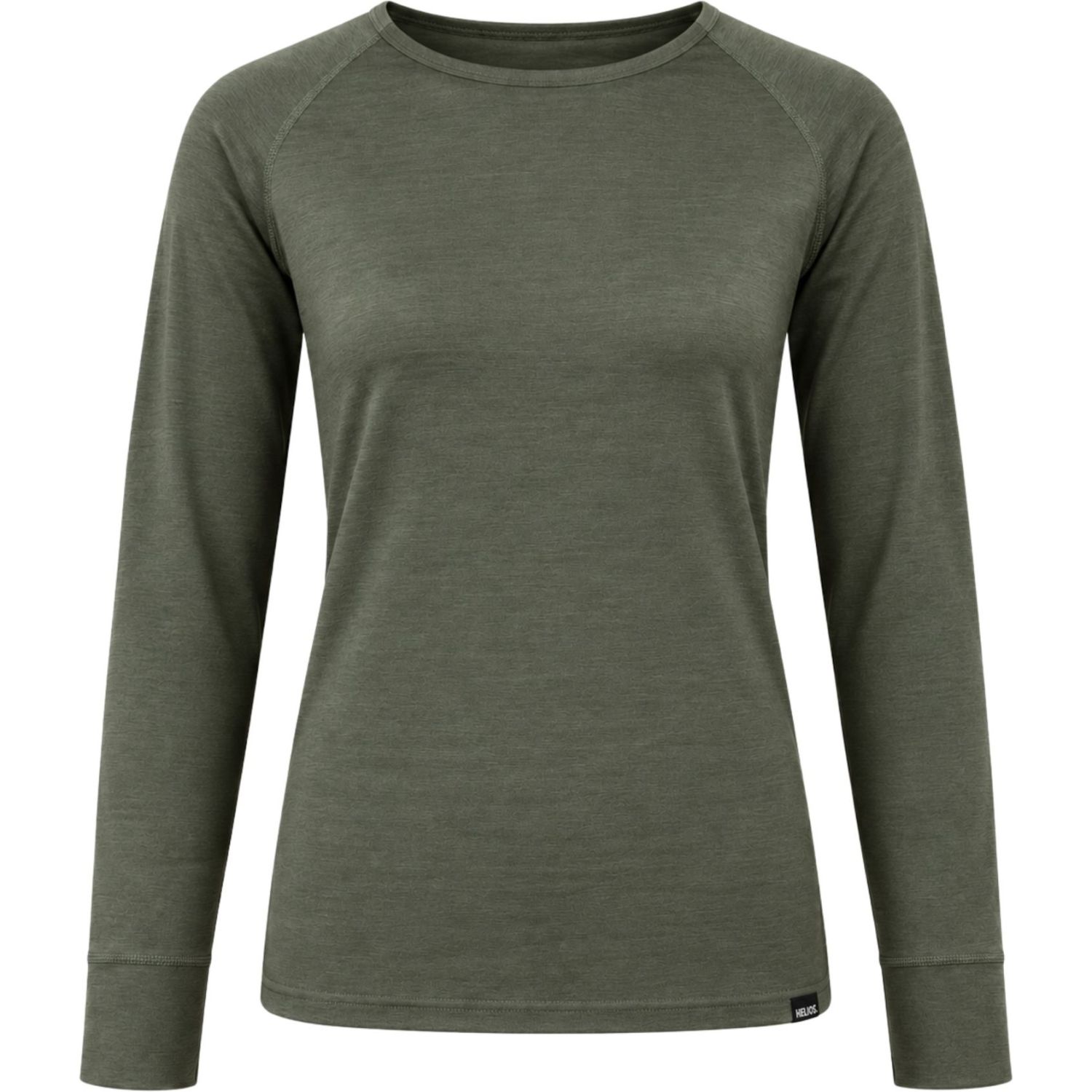 Helios Merino One, camiseta térmica mujer, verde
