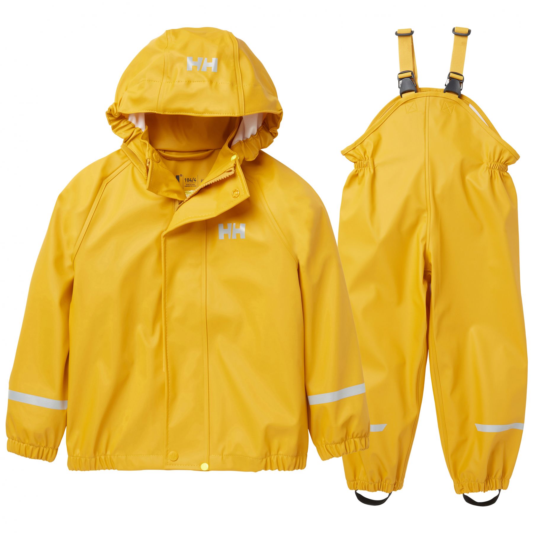 Helly Hansen Bergen 2.0 PU, conjunto impermeable, junior, amarillo