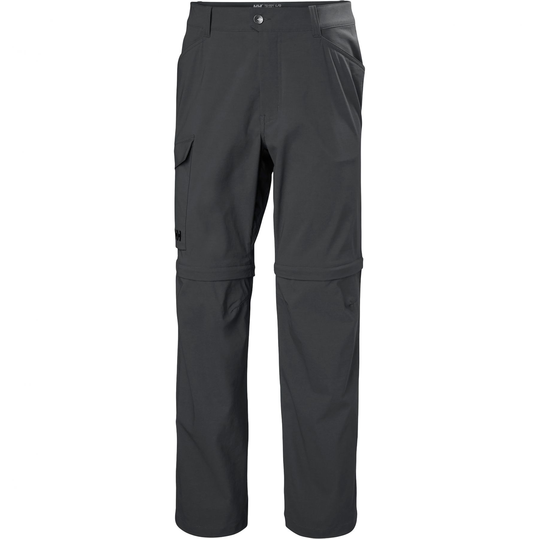 Helly Hansen Elv Light Zip Off, pantalones outdoor, hombre, gris