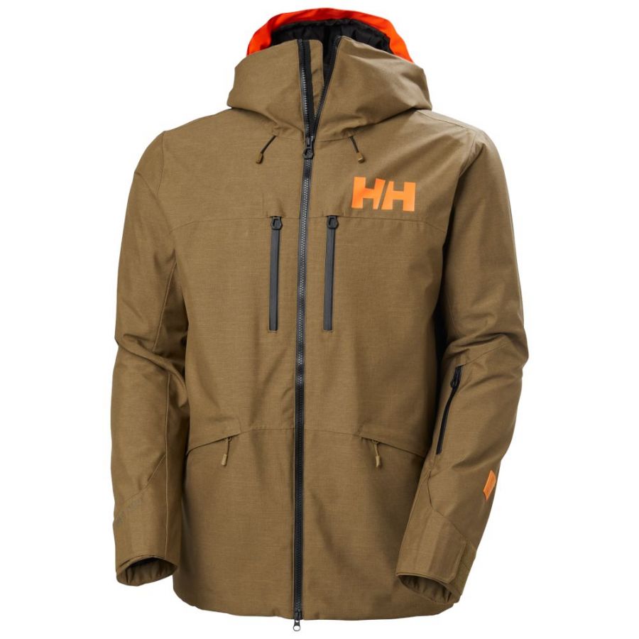 Garibaldi 2.0, chaqueta de esquí, hombre, marrón