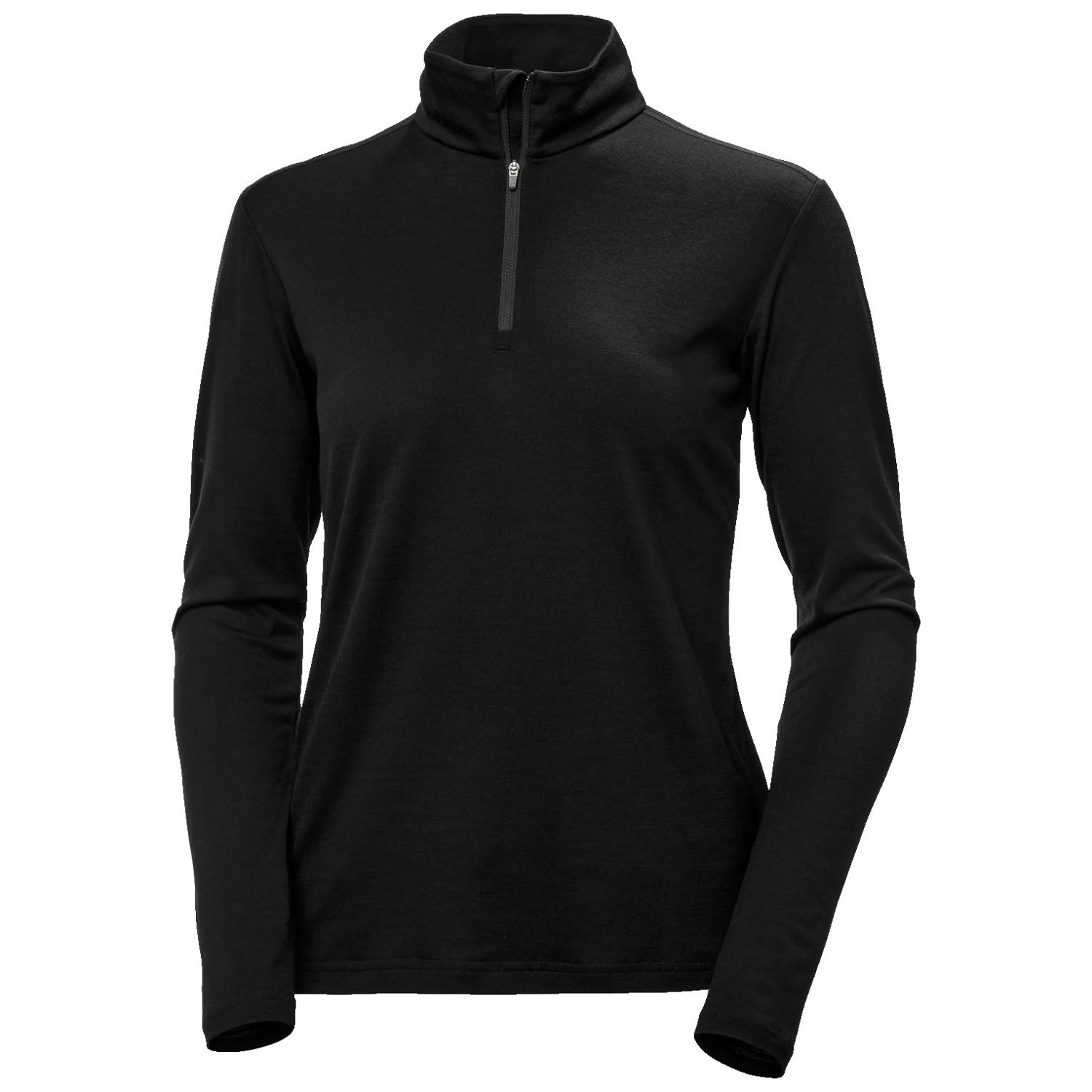 Helly Hansen HH Merino 1/2 Zip, mujer, negro