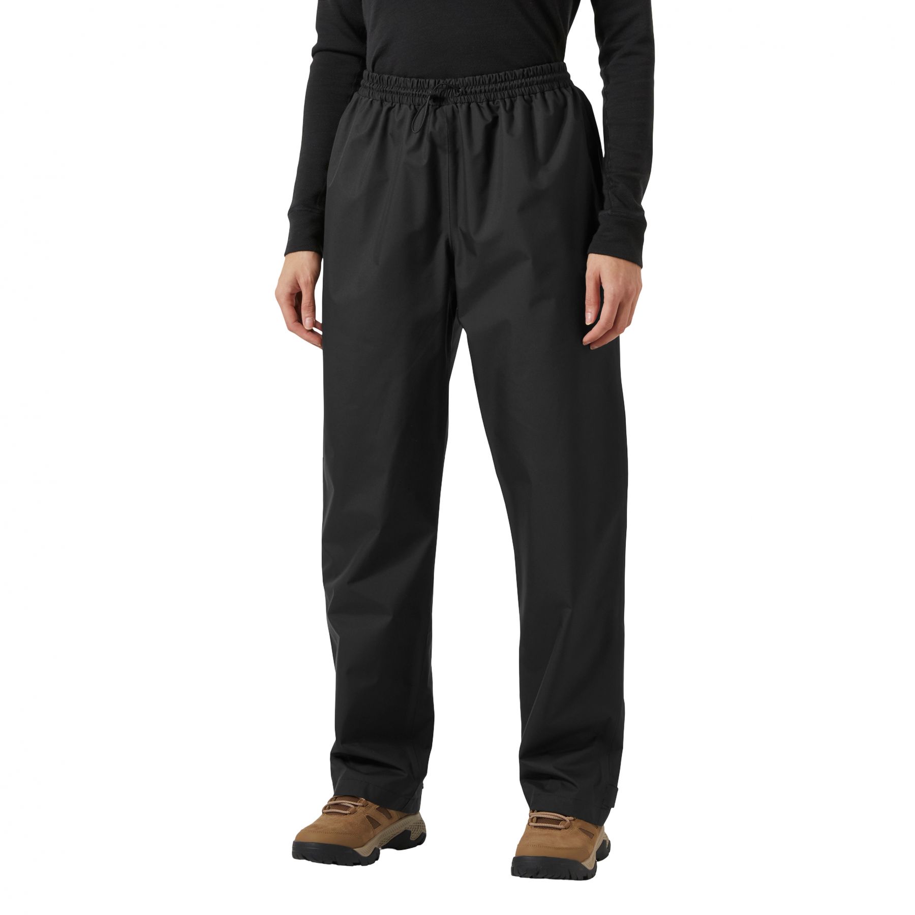 Helly Hansen HH Rain, pantalón impermeable, mujer, negro
