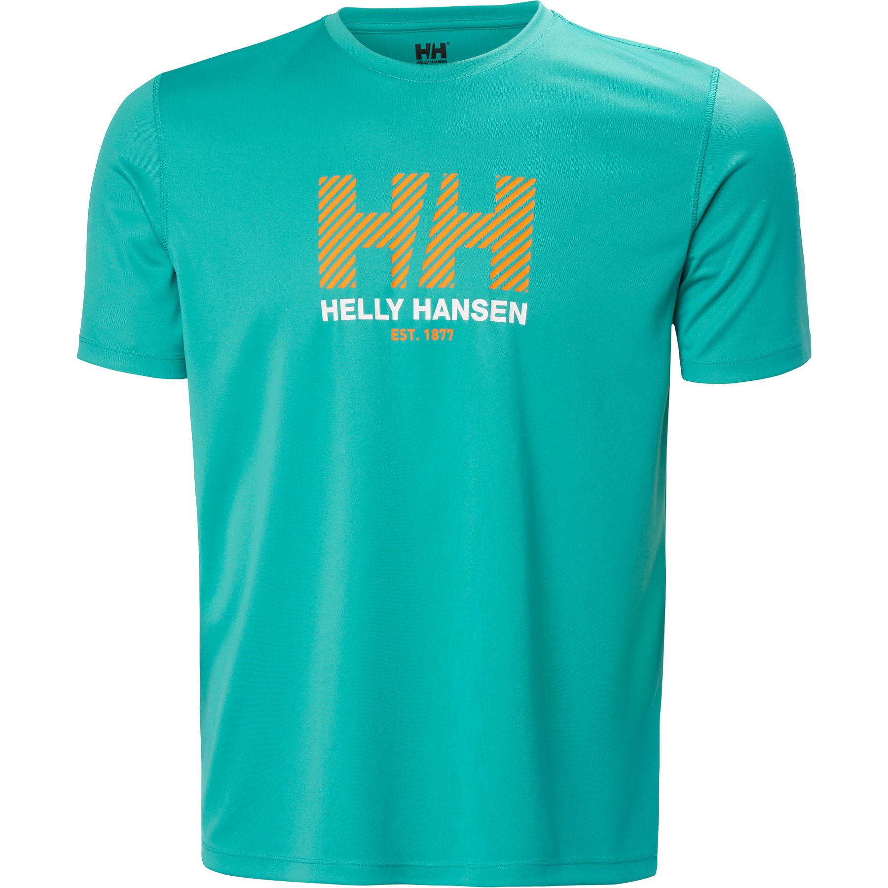 HH Tech Graphic T-Shirt 2.0, hombre, turquesa