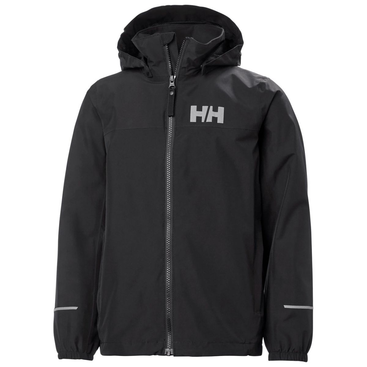 Helly Hansen JR Juell, chubasquero, niño, negro