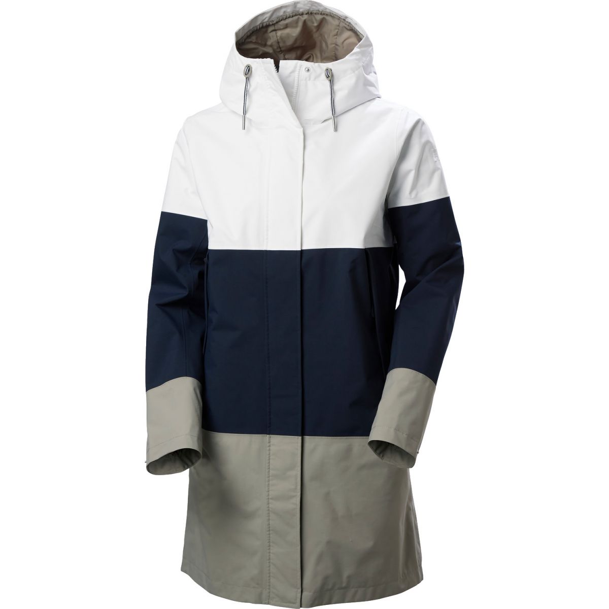 Helly Hansen Koster, impermeable, mujer, blanco