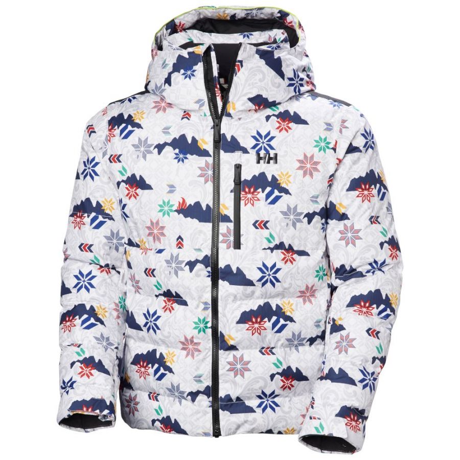 Helly Hansen Kvitfjell Race Puffy, chaqueta de esquí, hombre, blanco