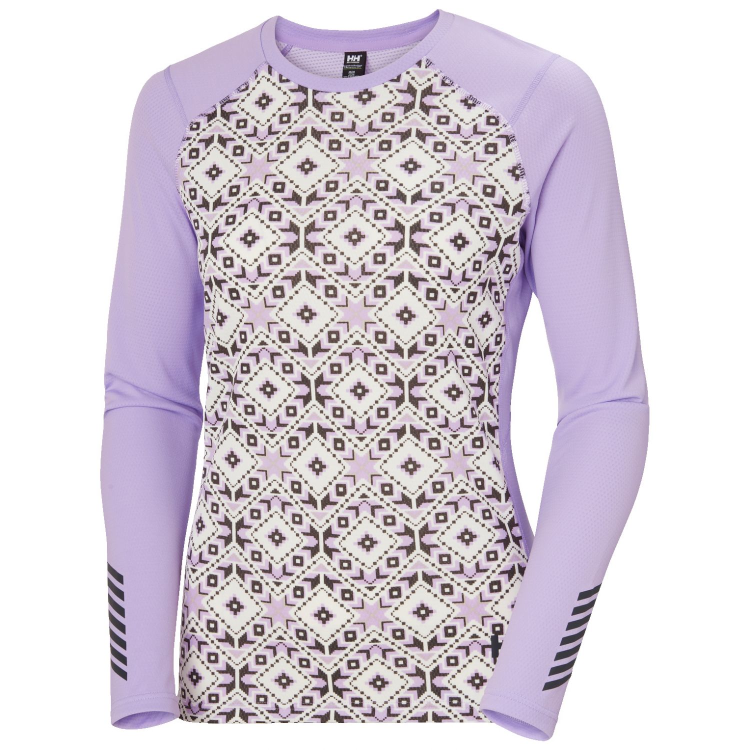 Helly Hansen Lifa Active Graphic Crew, mujer, morado