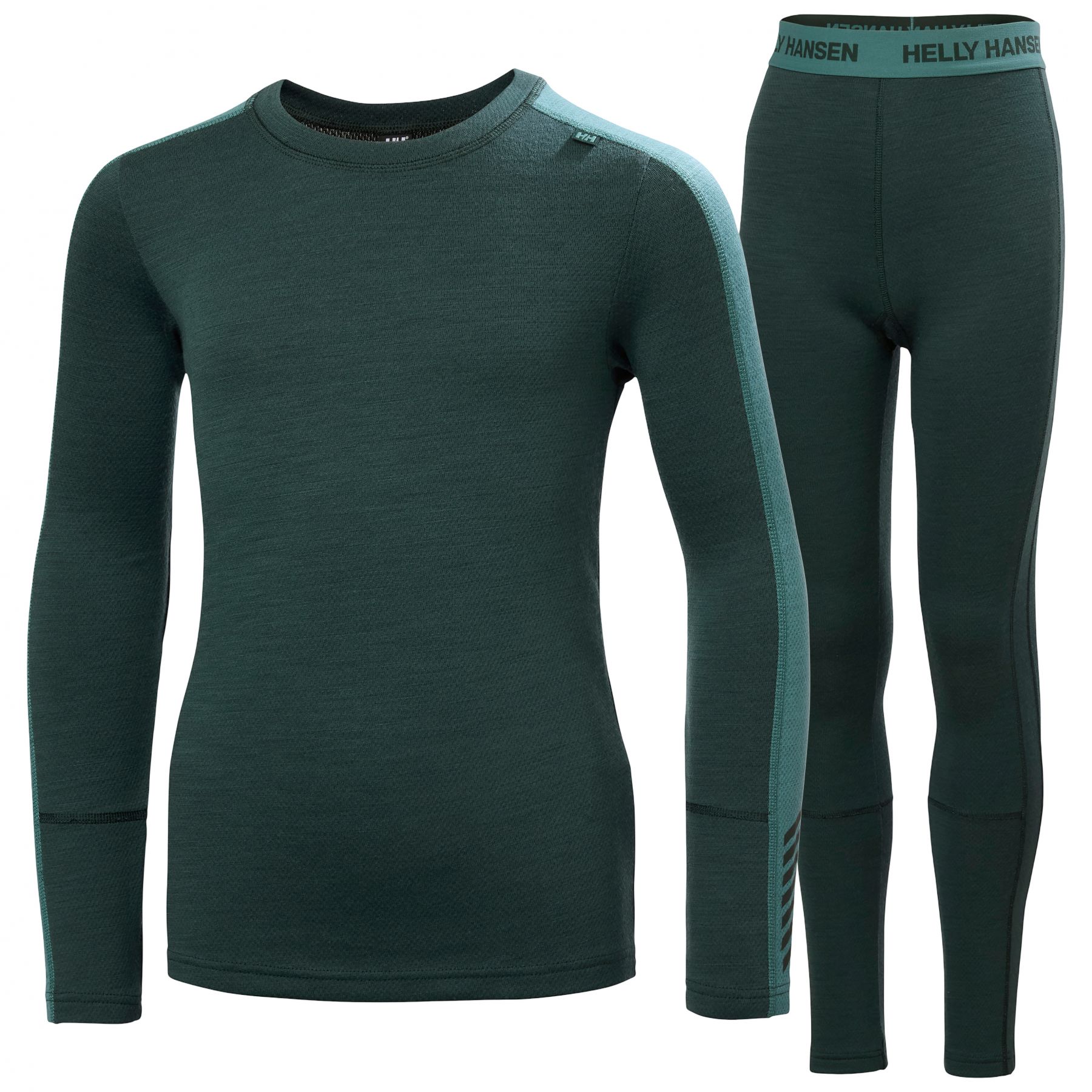 Helly Hansen Lifa Merino Midweight, conjunto, juvenil, verde