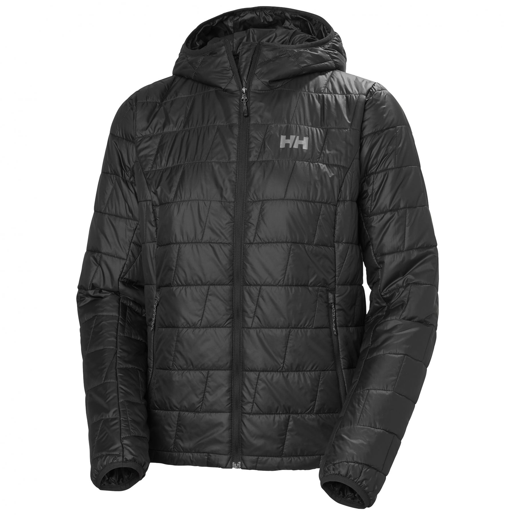 Helly Hansen Lifaloft Hooded, chaqueta acolchada de fibra, mujer, negro
