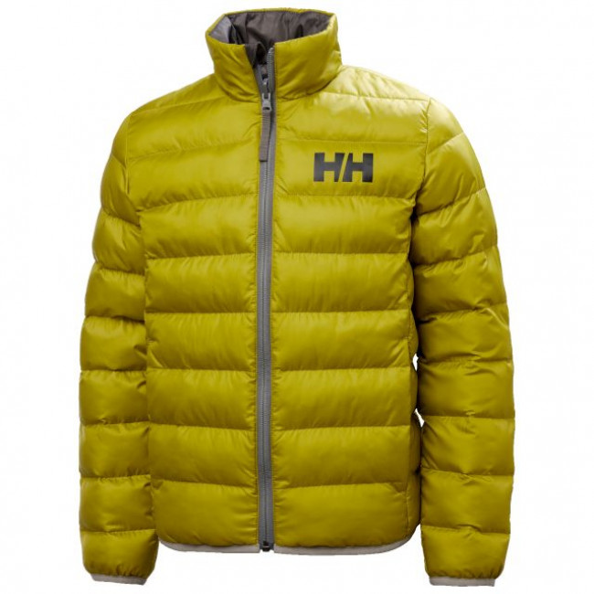 Helly Hansen Marka, chaqueta de fibra, junior, verde/gris