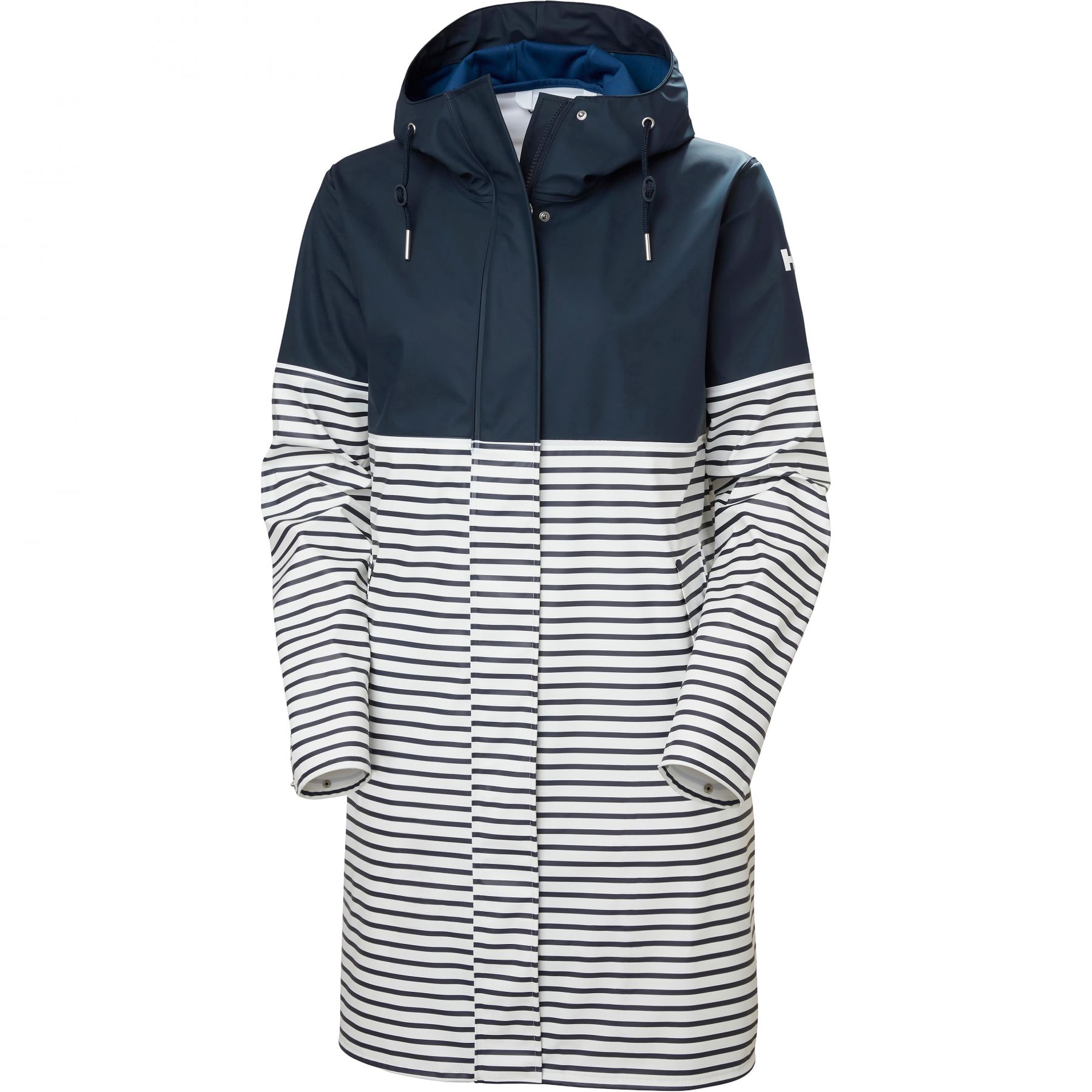 Helly Hansen Moss Block PU, impermeable, mujer, navy/blanco