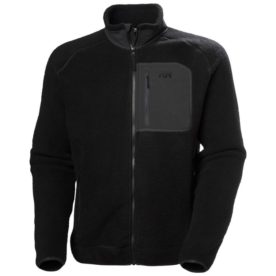 Helly Hansen Panorama Pile Block, chaqueta polar, hombre, negro