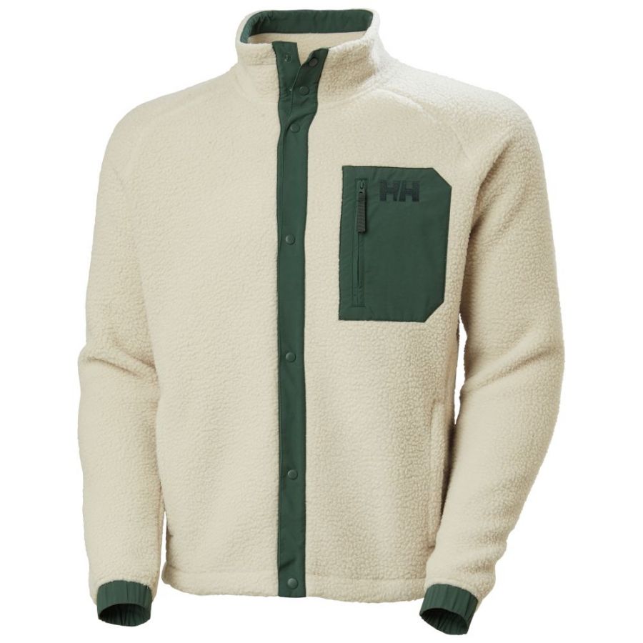 Panorama Pile Snap, chaqueta polar, hombre, beige