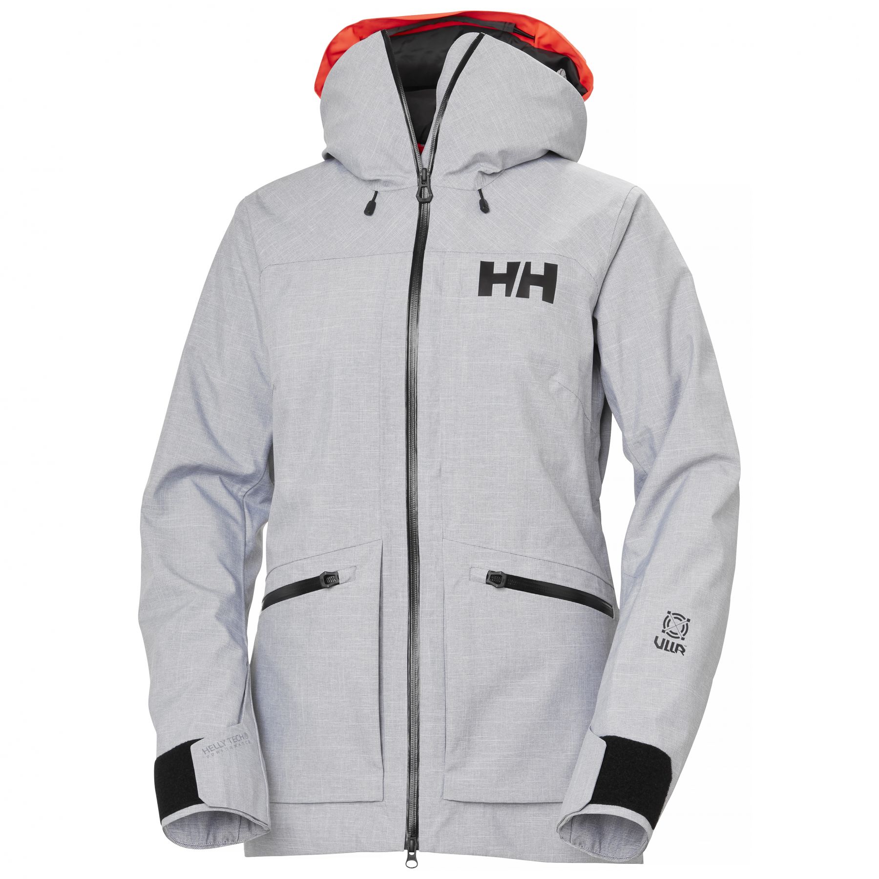 Helly Hansen Powderqueen 3.0, chaqueta de esquí, mujer, gris claro