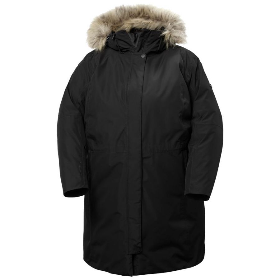 Helly Hansen Senja Plus, parka, mujer, negro