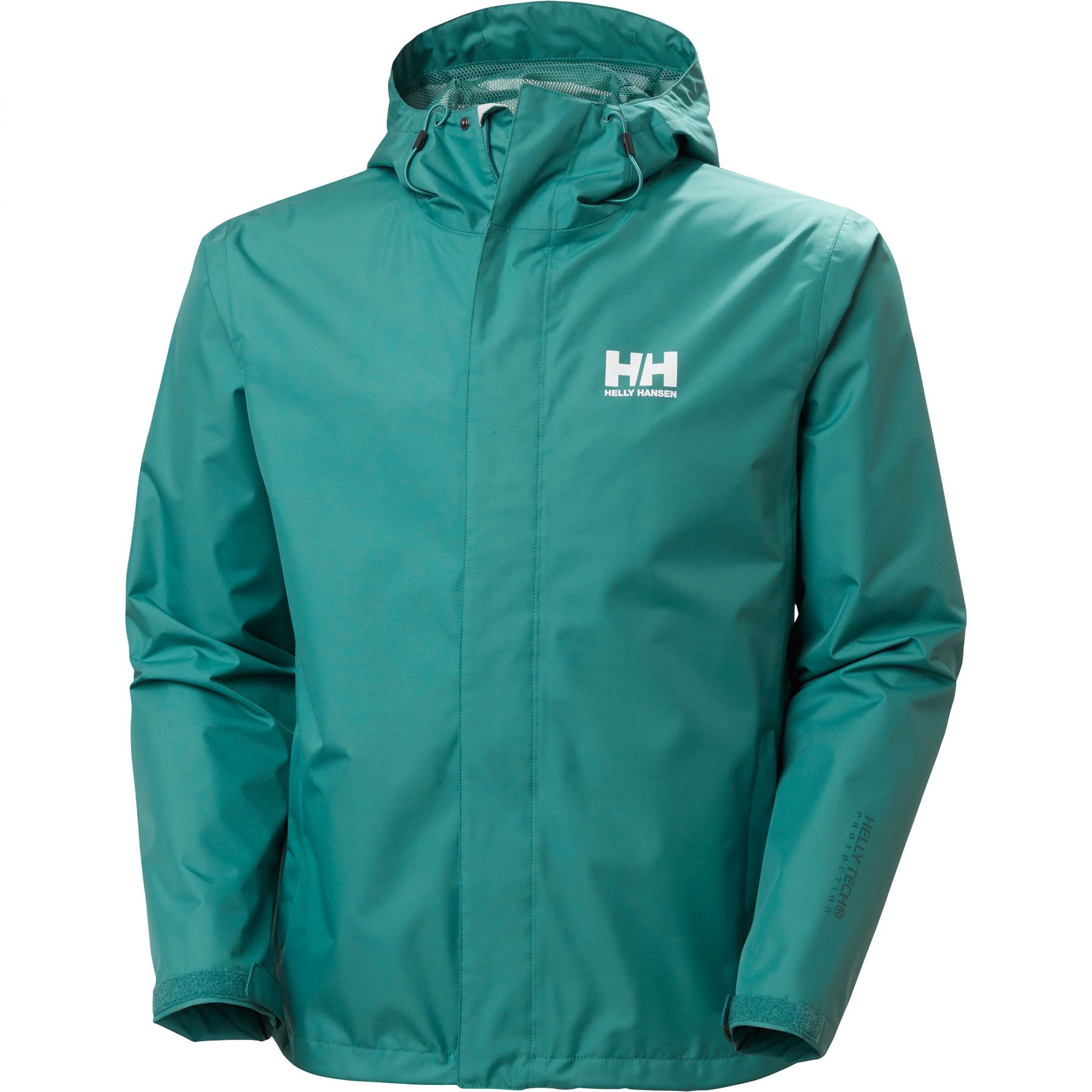 Helly Hansen Seven J, chaqueta impermeable, hombre, verde
