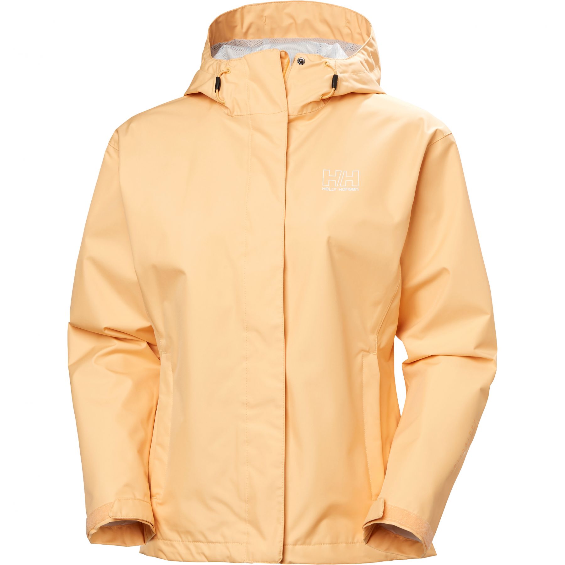 Helly Hansen Seven J, chaqueta impermeable, mujer, miami peach