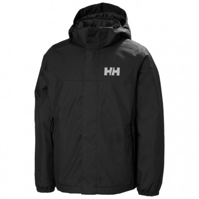 Helly Hansen Vancouver, chubasquero, junior, negro