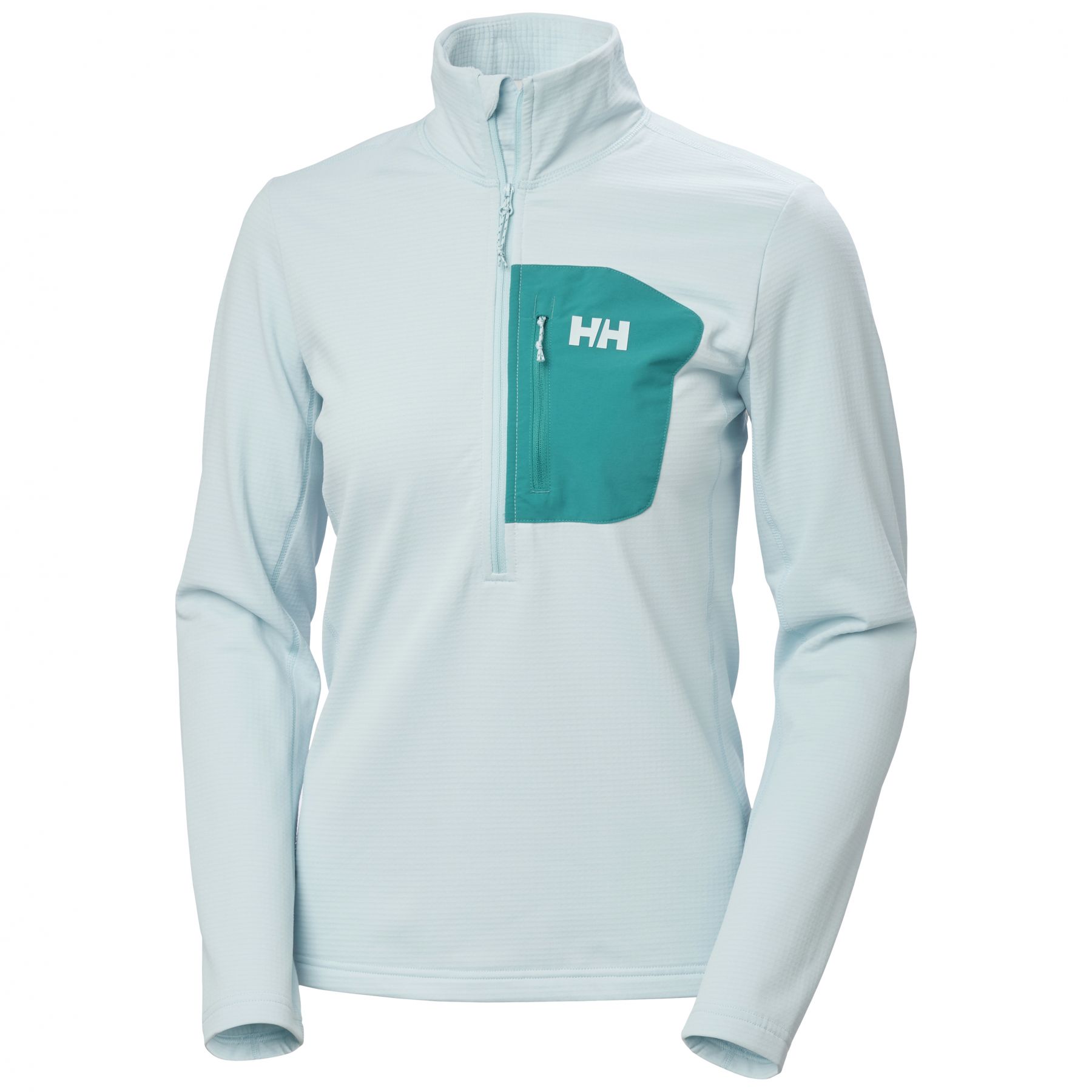 Helly Hansen Versalite 1/2 Zip, forro polar, mujer, azul