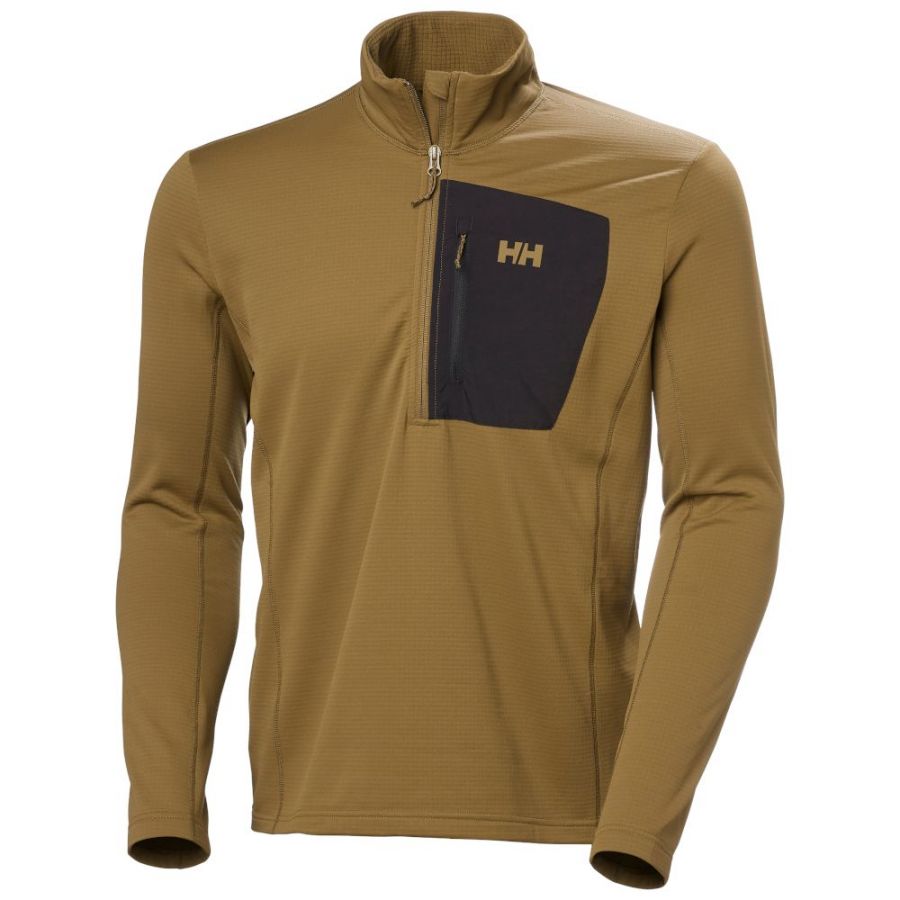 Versalite 1/2 Zip, sudadera polar, hombre, marrón