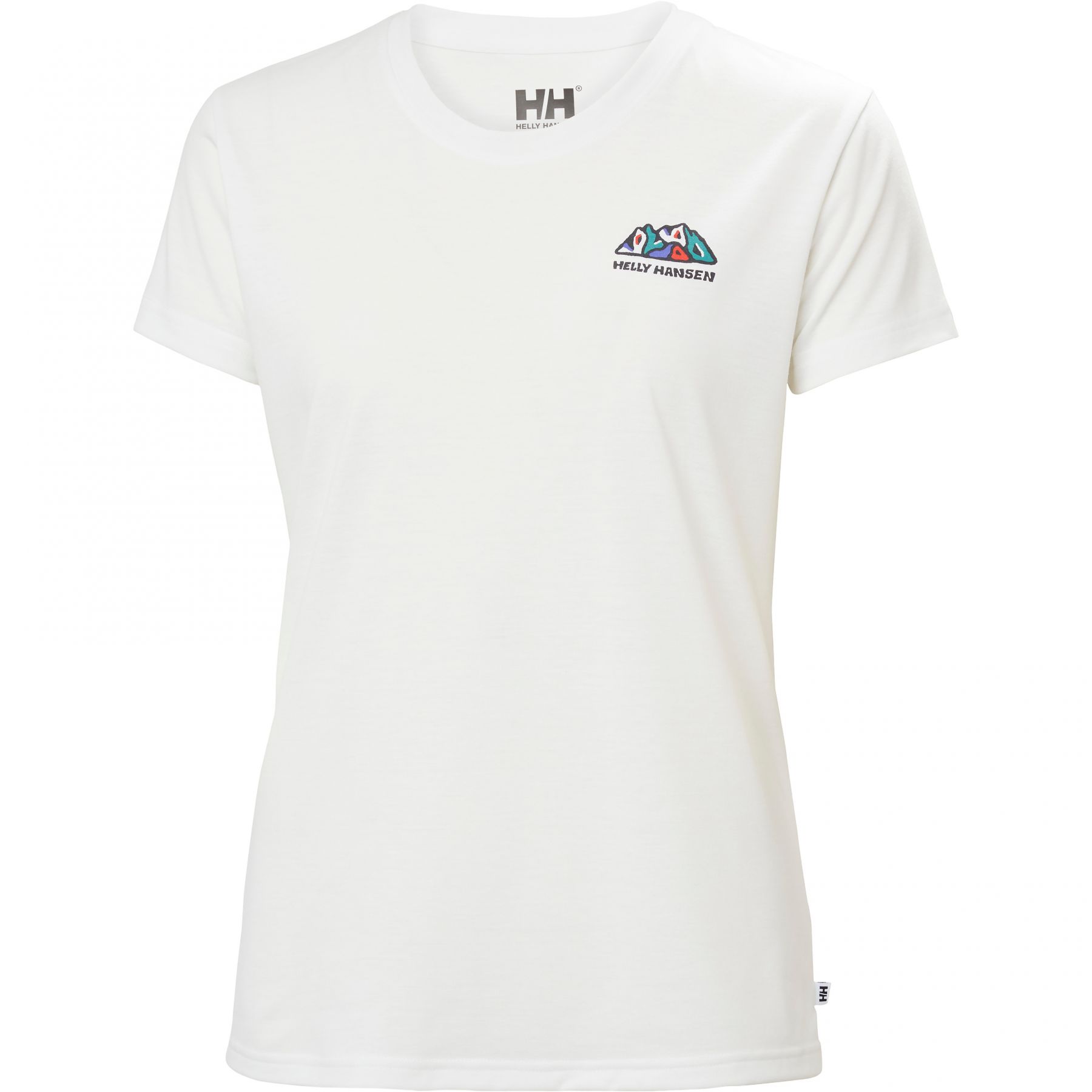 Helly Hansen W Skog Graphic Tee, mujer, blanco