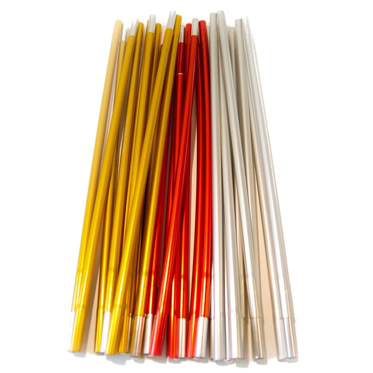 Helsport Pole DAC FL 370cm, 45cm segment, dia EOL, varilla de tienda de campaña