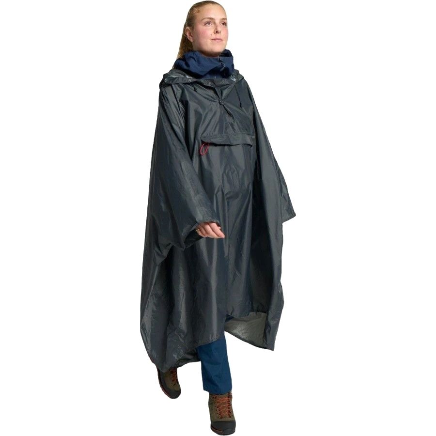 Helsport Pro Fjell Poncho, Helsport Cloudberry, M/L, impermeable, gris