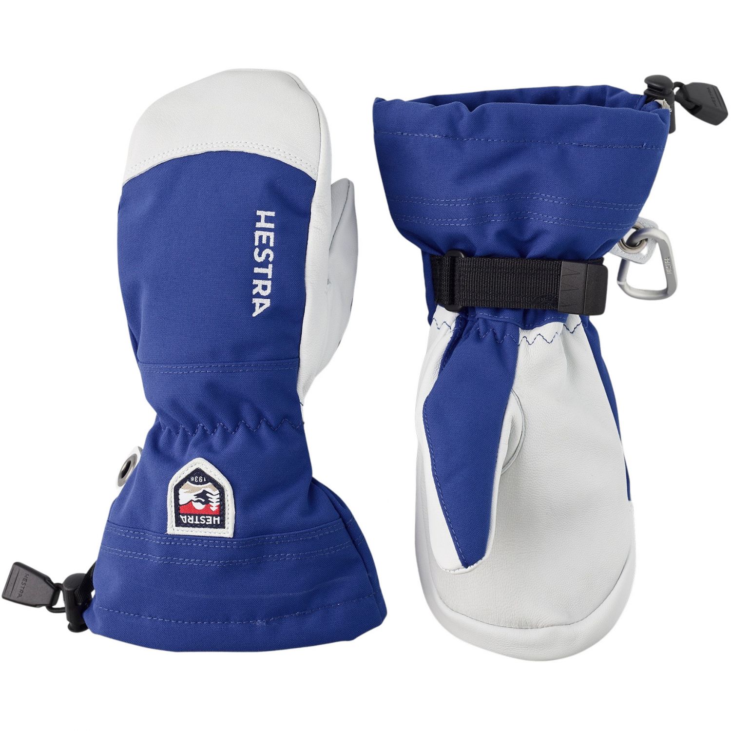 Hestra Army Leather Heli Ski Jr, Botas esquí, junior, Azul