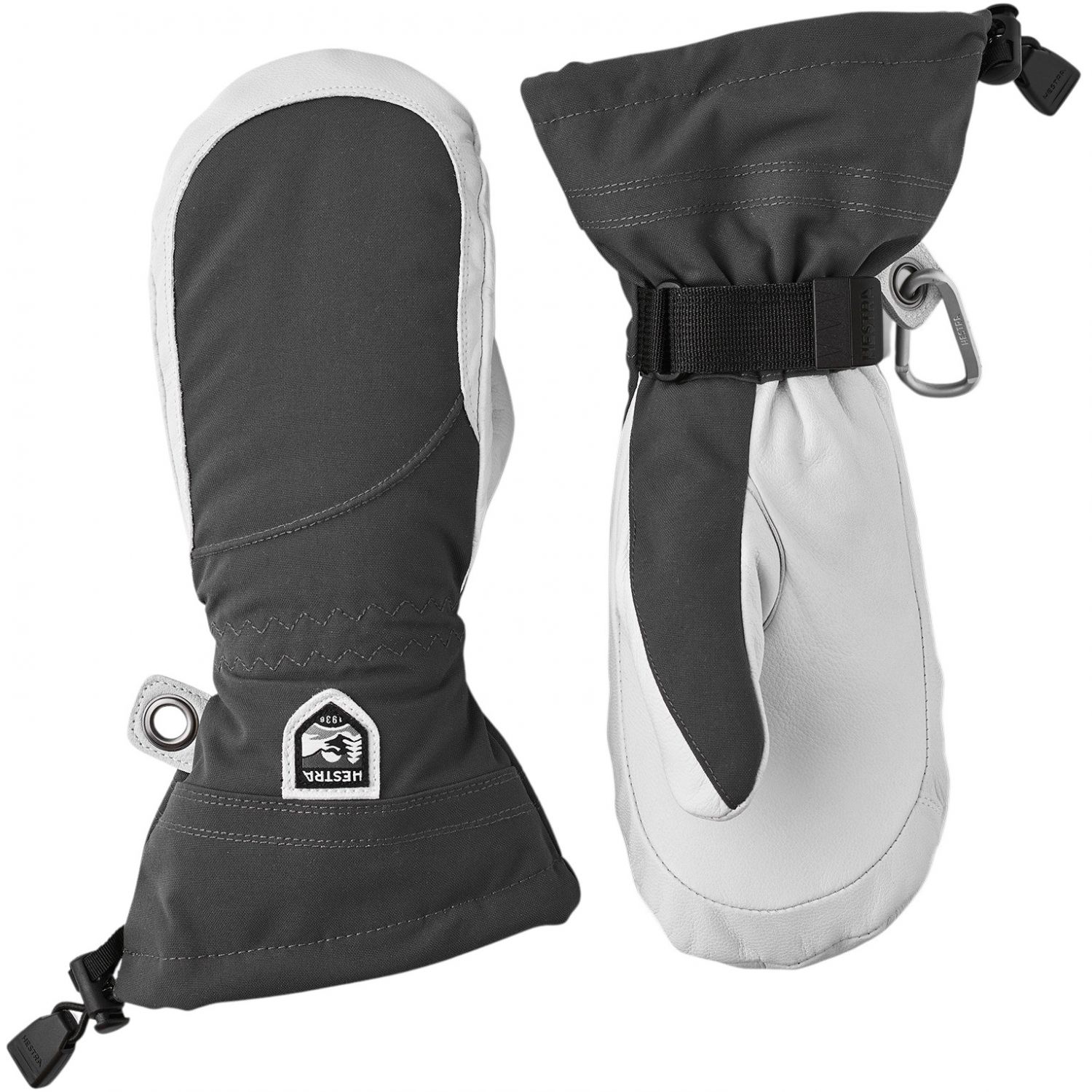 Hestra Heli Ski, Botas esquí, Mujer, Gris/blanco