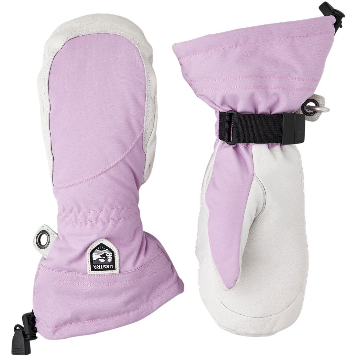 Hestra Heli Ski, Botas esquí, Mujer, Rosa/Blancas