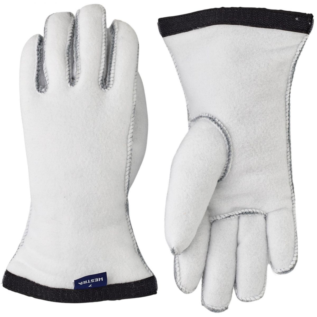 Hestra Heli Ski Liner, guantes interiores, blanco