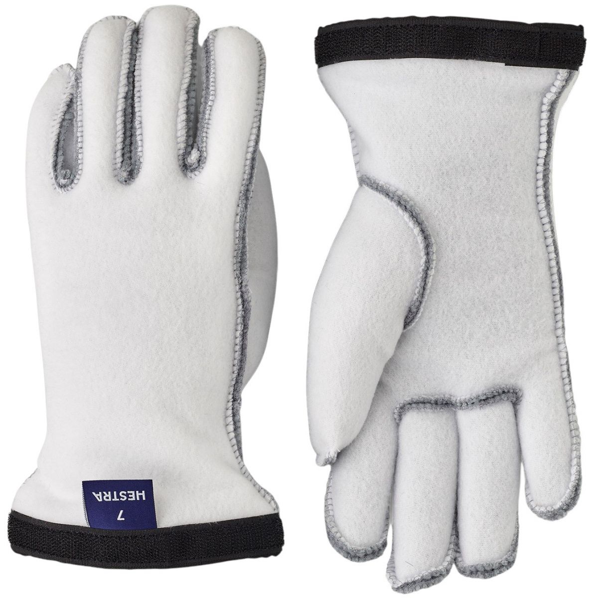 Hestra Heli Ski Liner, guantes interiores, señoras, blanco