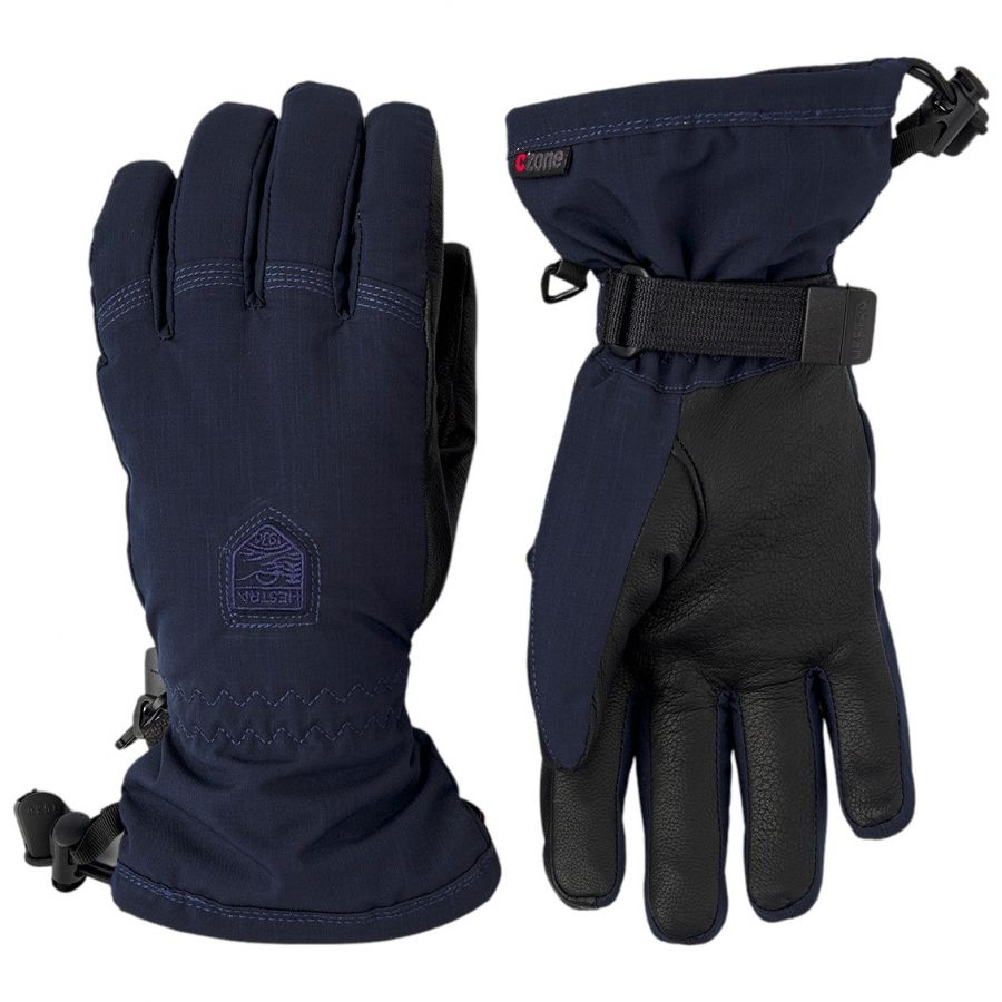 Hestra Powder Czone, guantes de esquí, mujer, azul marino
