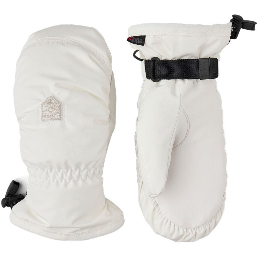Hestra Powder Czone, manguitos de esquí, mujeres, blanco