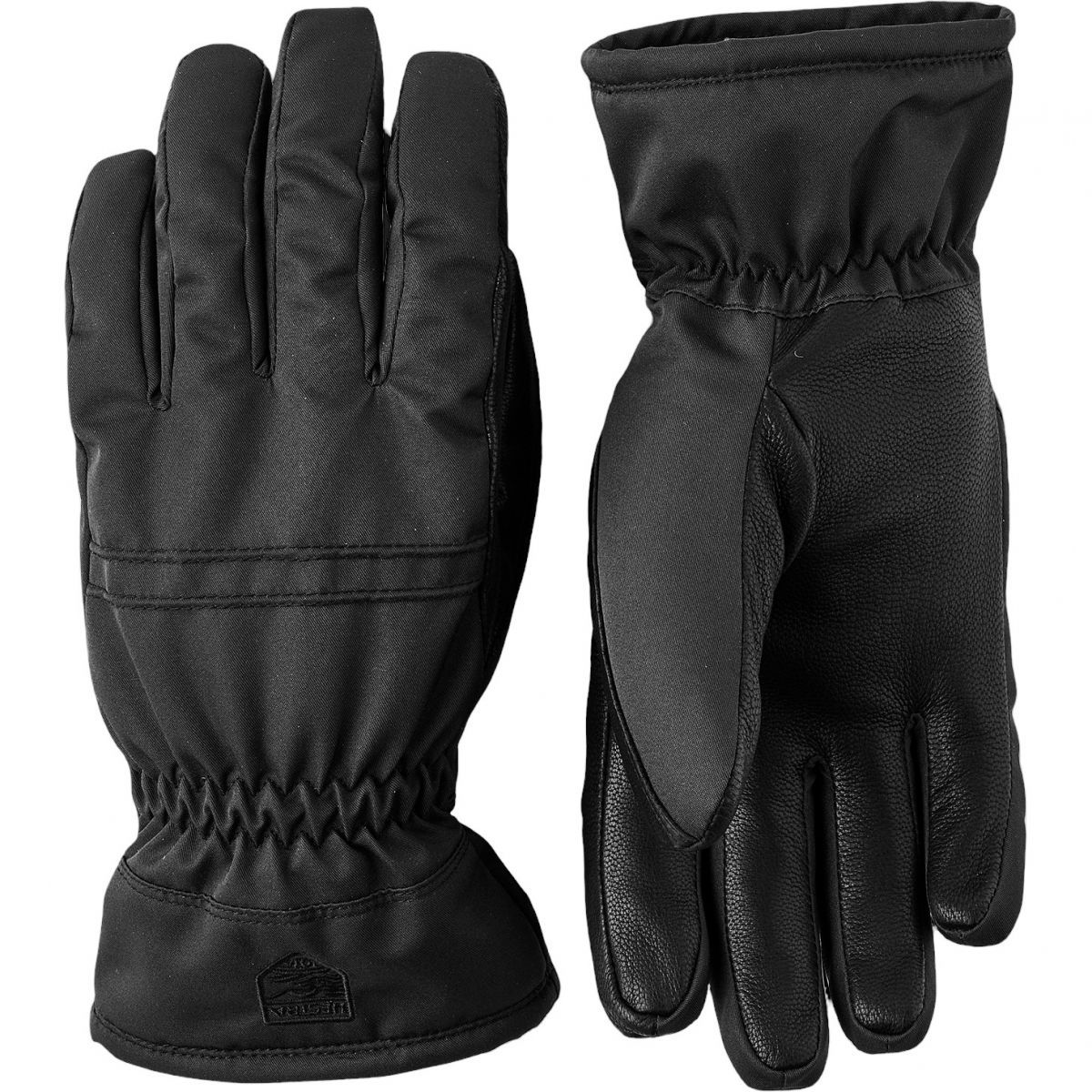 Hestra Primaloft Leather, guantes de esquí, mujer, negro