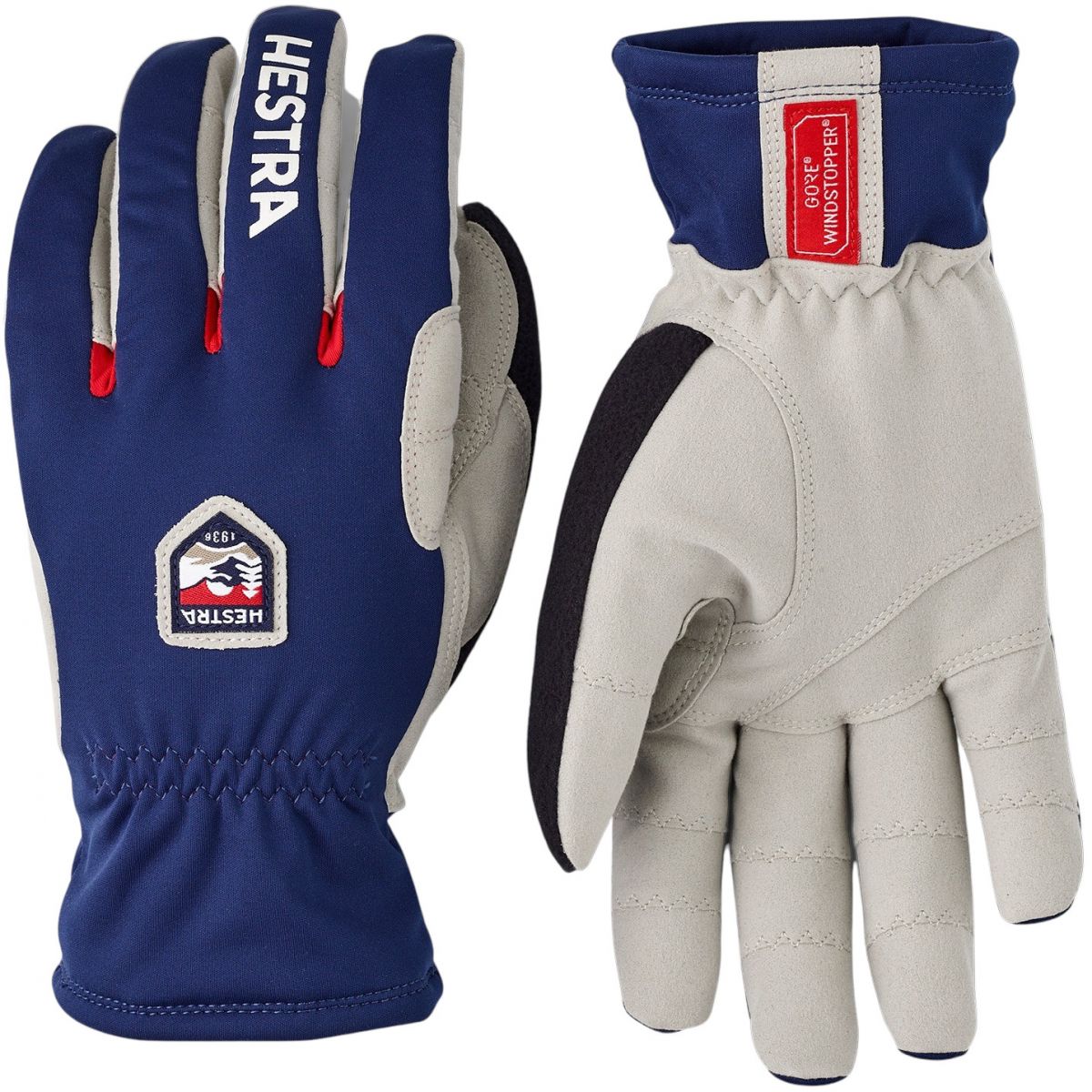 Hestra Windstopper Ergo Grip Touring, guantes, azul marino