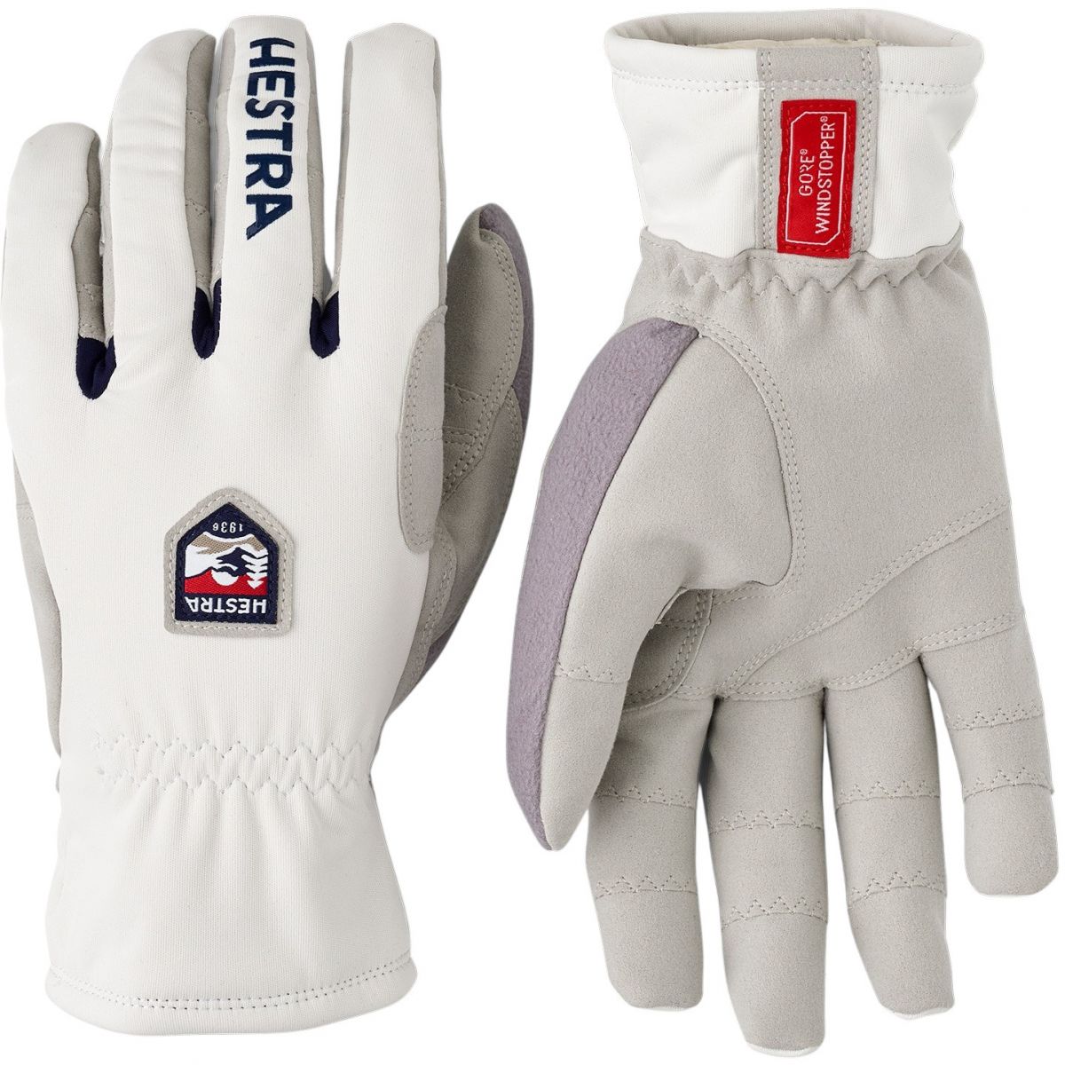 Hestra Windstopper Ergo Grip Touring, guantes, blanco