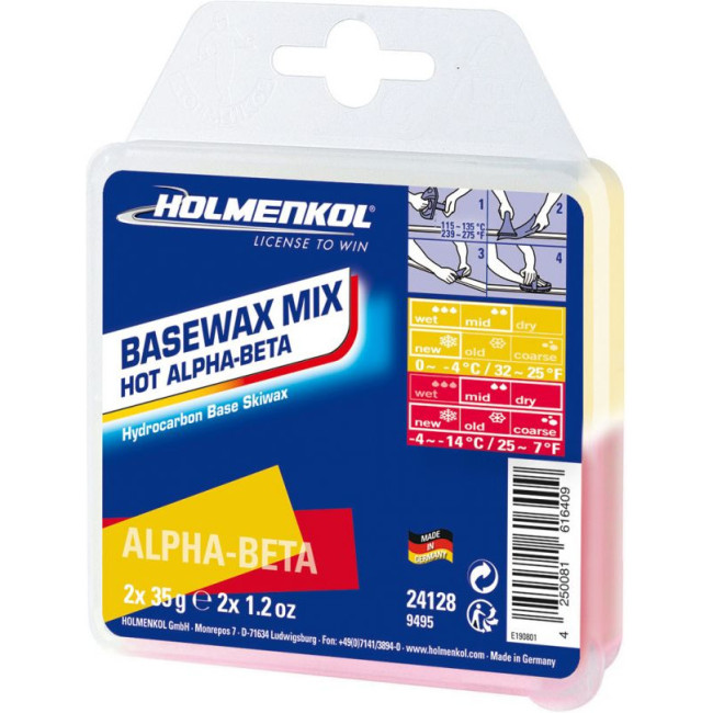 Holmenkol, Basewax Mix, Alfa-Beta caliente