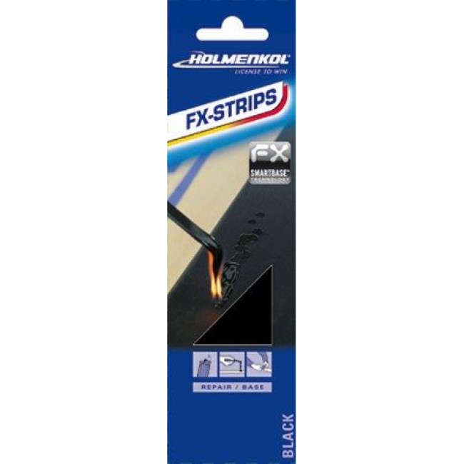 Holmenkol FX Strips, 5 piezas, negro