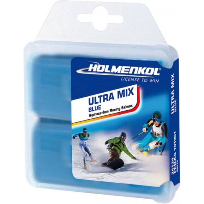 Holmenkol Ultramix Azul, cera de disco