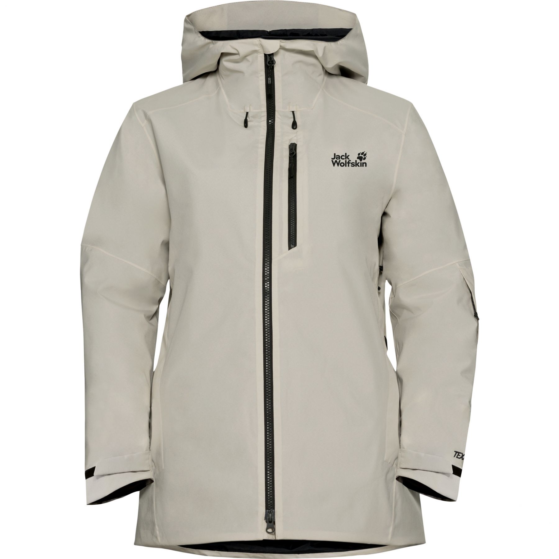 Jack Wolfskin Flowline 3in1, chaqueta de esquí, mujer, beige