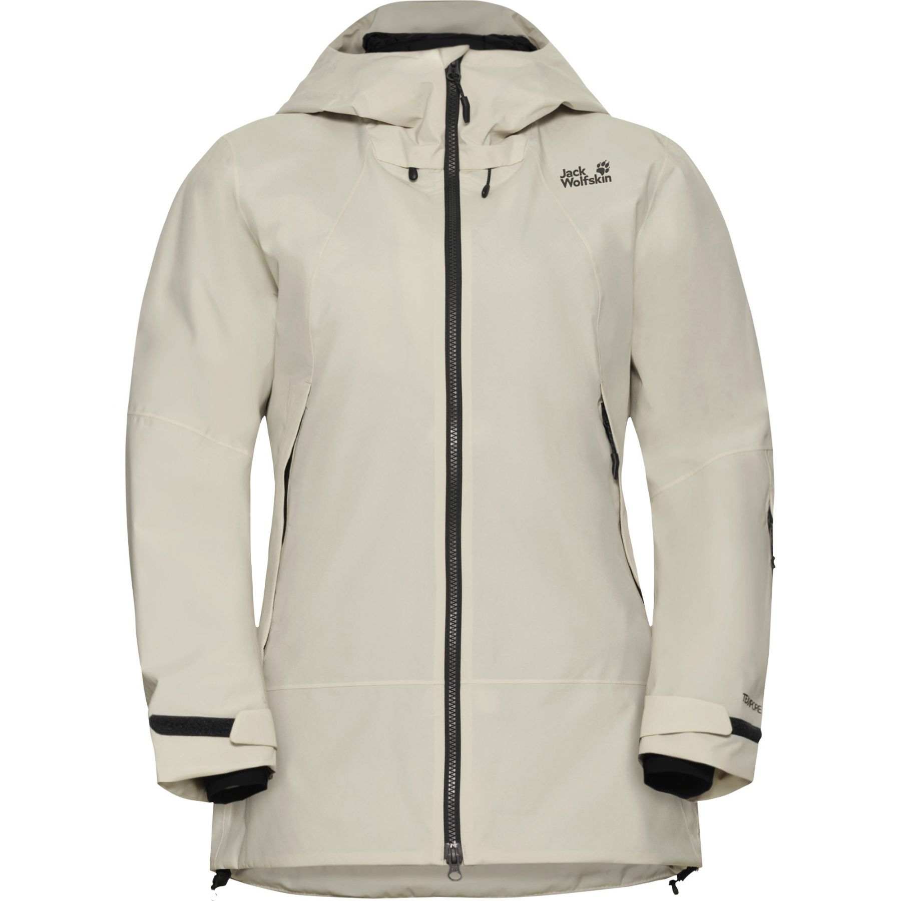 Jack Wolfskin Flowline Pro 2L Ins, chaqueta de esquí, mujer, beige