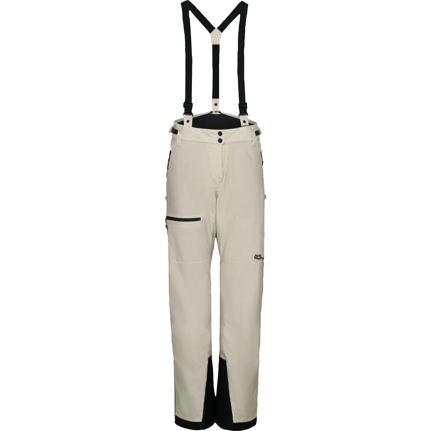 Jack Wolfskin Flowline Pro 2L Ins, pantalón de esquí, mujer, beige